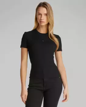 Футболка женская с коротким рукавом Calvin Klein Jeans, черный