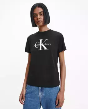 Футболка женская с коротким рукавом Calvin Klein Jeans, черный