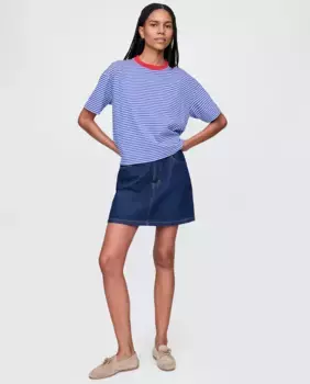 Футболка женская с коротким рукавом Gap, синий