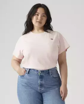 Футболка женская с коротким рукавом Levi's Plus, розовый