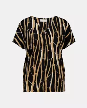 Футболка женская с коротким рукавом Woman El Corte Ingls, черный