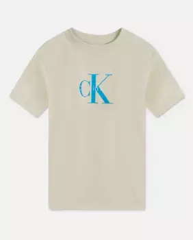 Футболка женская с логотипом Calvin Klein Jeans, светло-зеленый