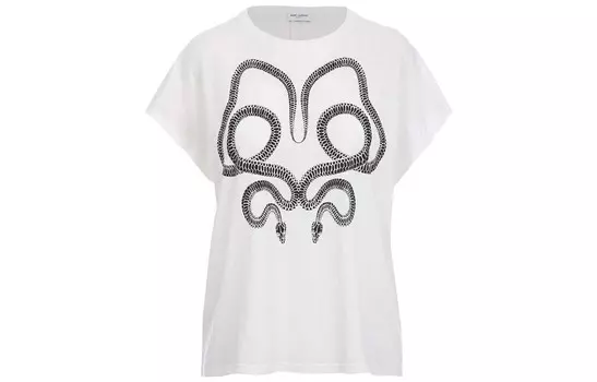 Футболка женская Saint Laurent, белый