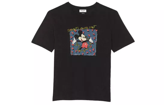 Футболка женская Saint Laurent, черный