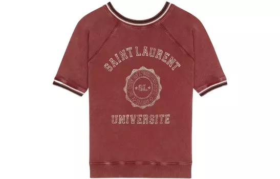 Футболка женская Saint Laurent, красный