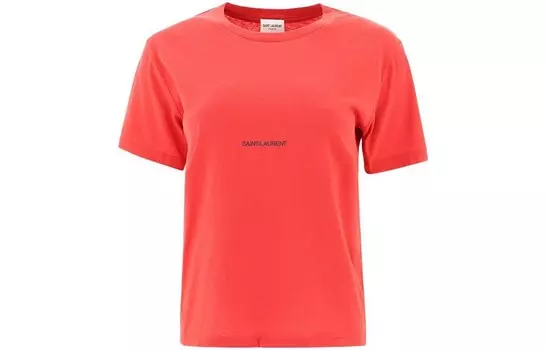 Футболка женская Saint Laurent, красный