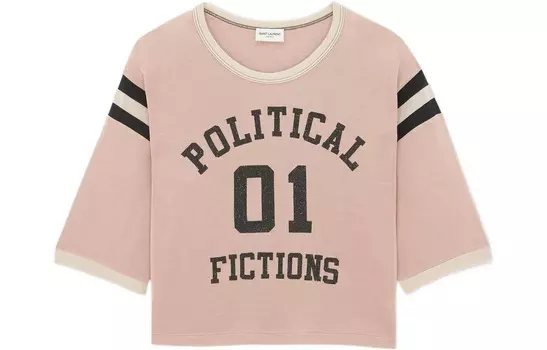 Футболка женская Saint Laurent, розовый