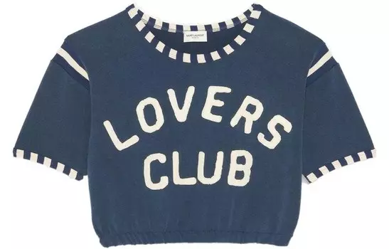 Футболка женская Saint Laurent, синий