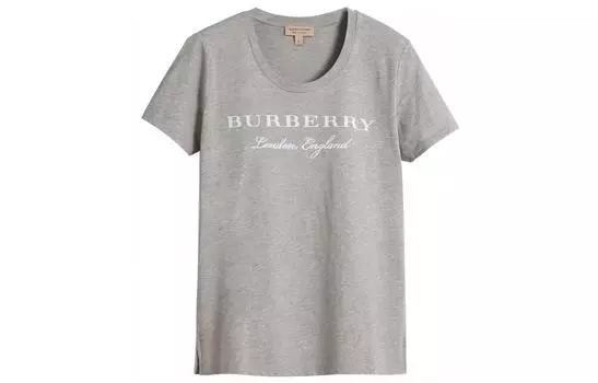 Футболка женская серая FW20 Burberry, серый