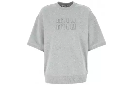 Футболка женская серая Miu Miu