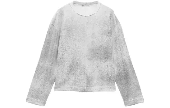Футболка женская серебряная Zara