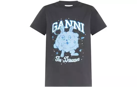 Футболка женская серые GANNI, серый