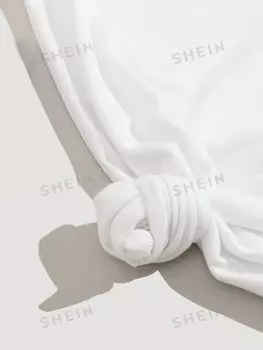 Футболка женская Shein Lune с принтом жирафа, белый