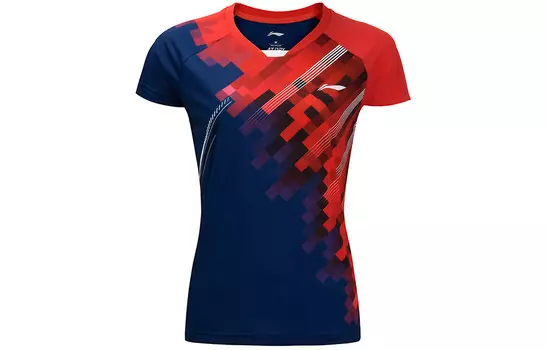 Футболка женская синяя Lining