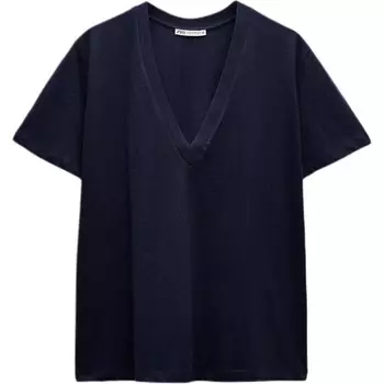 Футболка женская синяя Zara