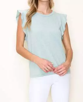 Футболка женская STACCATO, цвет sage