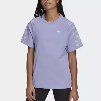 Футболка женская светло-фиолетовая Adidas Originals
