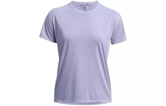 Футболка женская светло-голубая/фиолетовая Under Armour