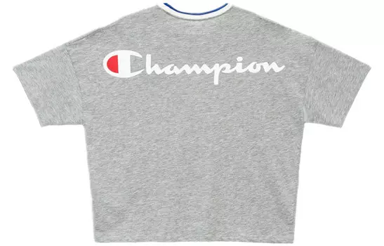 Футболка женская светло-серая Champion