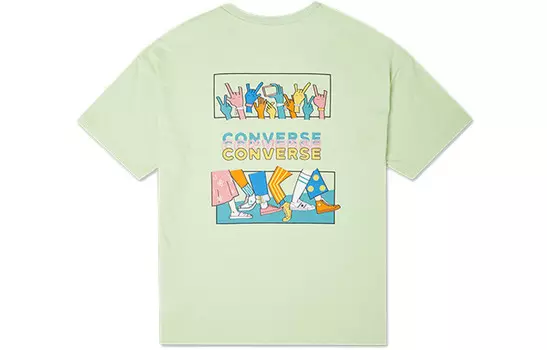 Футболка женская светло-зеленая Converse