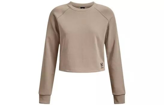 Футболка женская темно-коричневая Under Armour