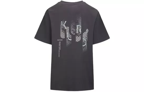 Футболка женская темно-серая Evisu