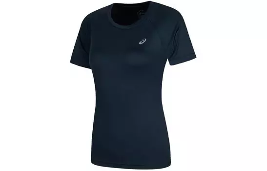 Футболка женская темно-синяя Asics