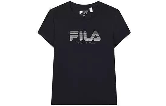 Футболка женская темно-синяя Fila