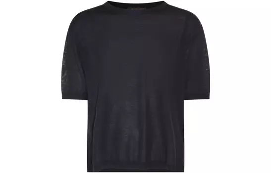 Футболка женская темно-синяя Loro Piana