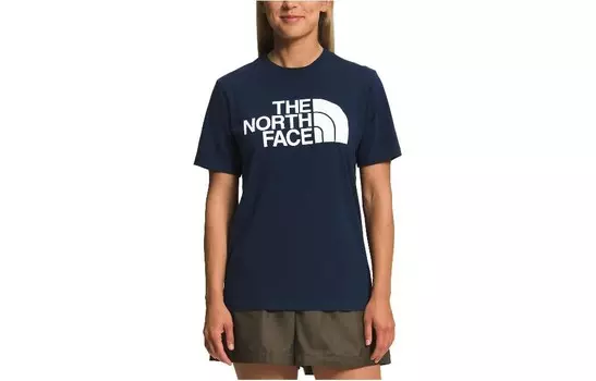 Футболка женская темно-синяя The North Face