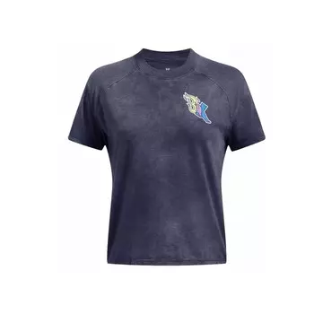Футболка женская темно-синяя Under Armour