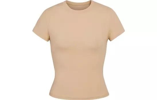 Футболка женская терракотовая Skims