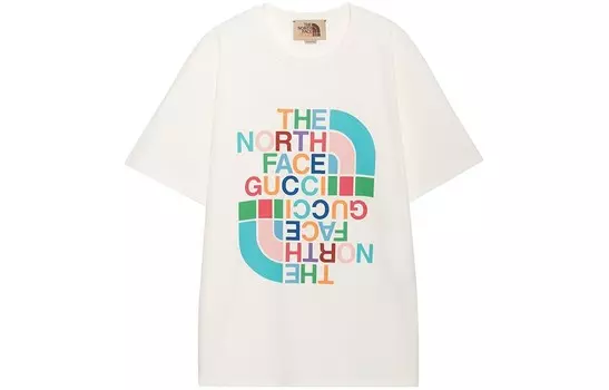 Футболка женская The North Face x Gucci, белый