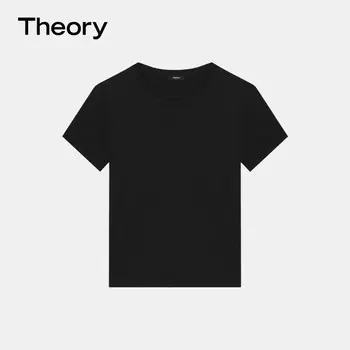 Футболка женская Theory с круглым вырезом, белый