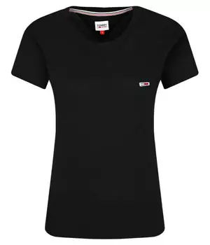 Футболка женская Tommy Jeans Regular Fit, черный