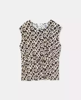 Футболка женская трикотажная без рукавов Couchel, черный