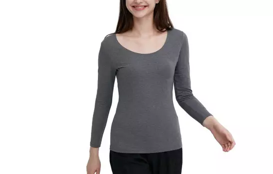 Футболка женская Truffle Ash Uniqlo