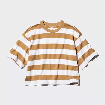 Футболка женская Uniqlo, бежевый