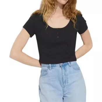 Футболка женская Uniqlo, черный