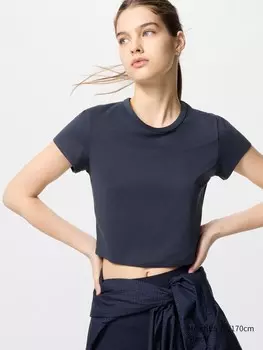 Футболка женская Uniqlo, цвет 69 синий