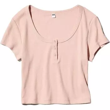 Футболка женская Uniqlo, розовый