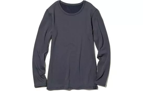 Футболка женская Uniqlo, темно-серый