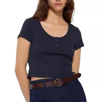 Футболка женская Uniqlo, темно-синий
