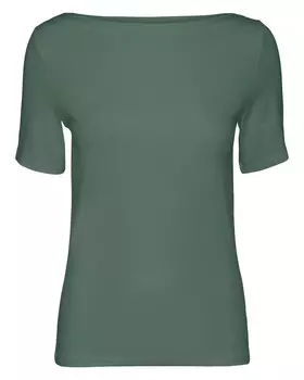 Футболка женская Vero Moda из вискозы, зеленый