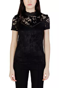 Футболка женская VILA кружевная, черный