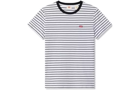 Футболка женская в белую и черную полоску Levi’S