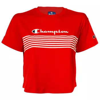 Футболка женская в упаковке 1 шт. Свободного кроя. CHAMPION, цвет rot