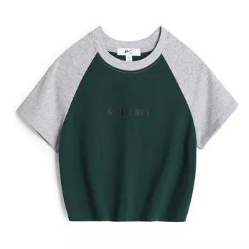 Футболка женская WARRIOR, Heather Gray & Green