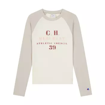 Футболка женская, версия для США Champion, Light Khaki Patchwork
