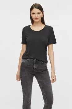 Футболка женская/взрослая девочка PIECES, черный